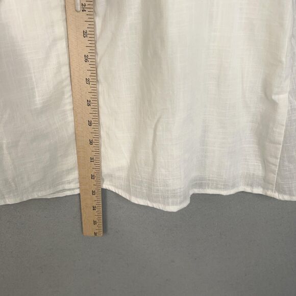 Lulus Dress Womens XL White Forever Summer One Shoulder Faux Wrap Mini Resort - Picture 14 of 16